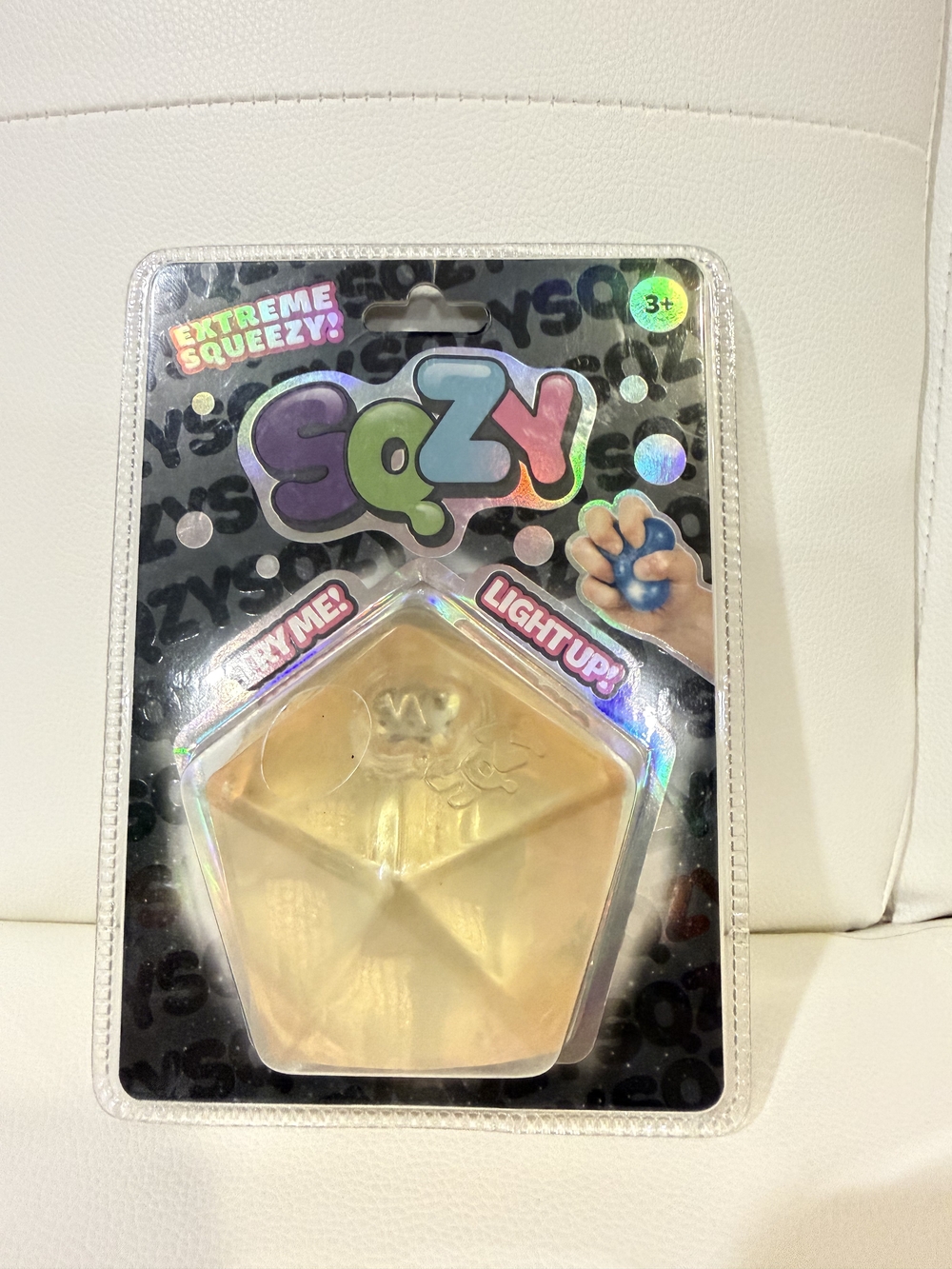 SQZY Light Up Squishy Gel Gems Fidget Toy